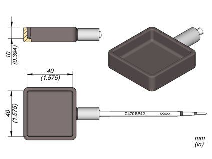 Pájecí hrot JBC C470SP42