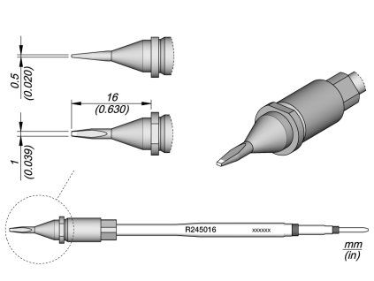Pájecí hrot JBC R245016