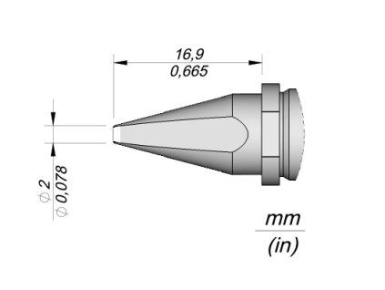 Pájecí hrot JBC R470020