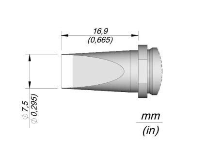 Pájecí hrot JBC R470025