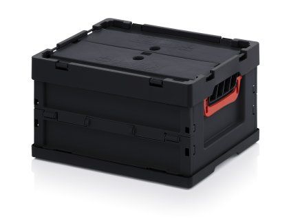ESD skládací přepravka s víkem