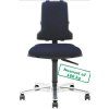 Kancelářská židle otočná Sintec 160 ESD Duotec - modrá