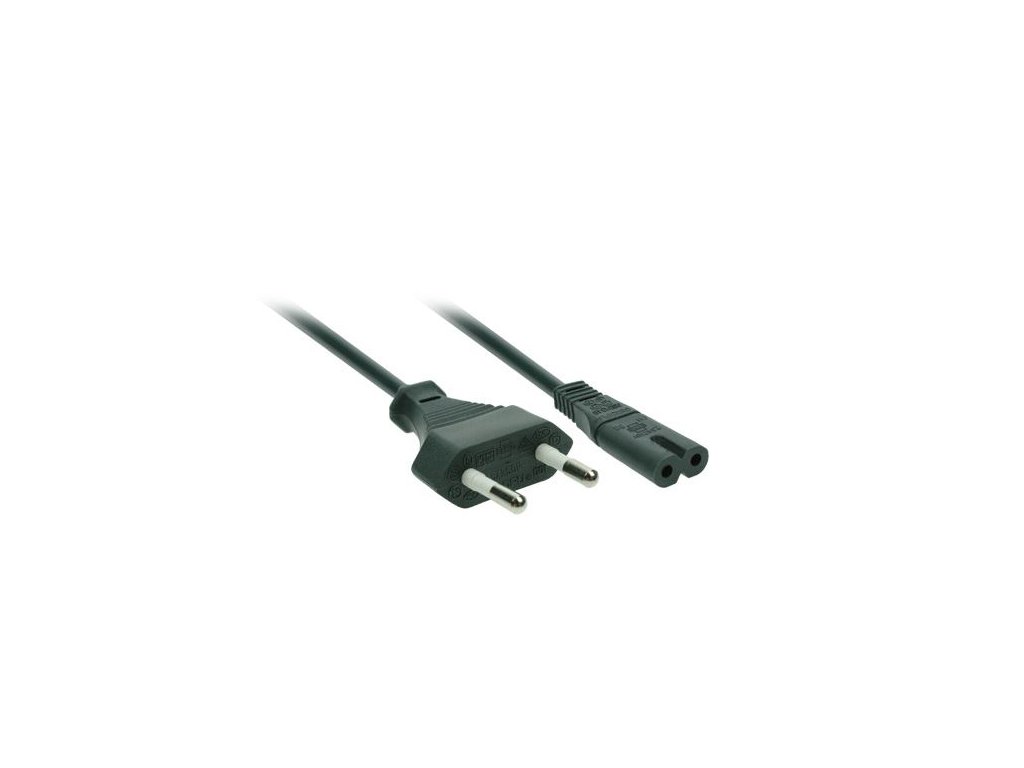 Solight napájecí kabel 2-pin, 230V, 2,5A, 2m