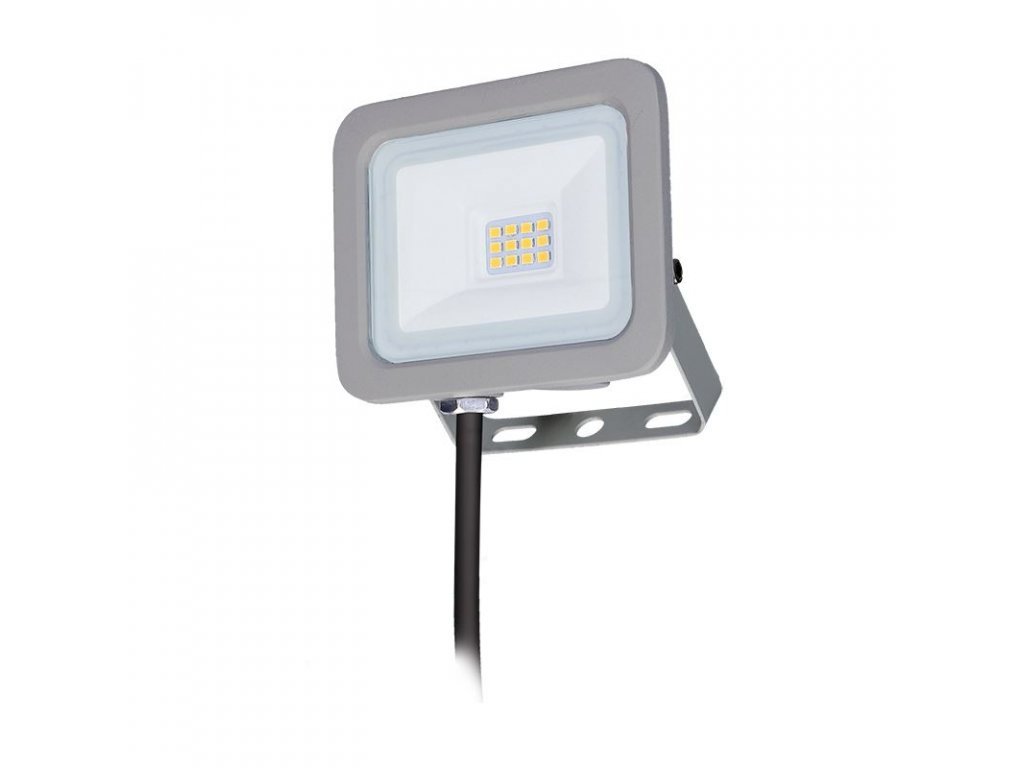 Solight LED reflektor Home, 10W, 750lm, 4000K, IP65, šedý
