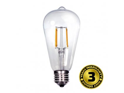 Solight LED žárovka retro, EDISON ST65, 8W, E27, 3000K, 360°, 810lm