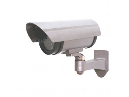 Solight maketa bezpečnostní kamery, na stěnu, LED dioda, 2 x AA