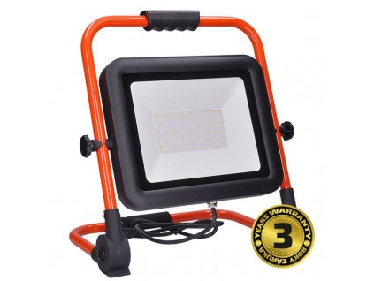 Solight LED reflektor PRO se sklopný stojanem, 100W, 9200lm, 5000K, kabel se zástrčkou, IP65