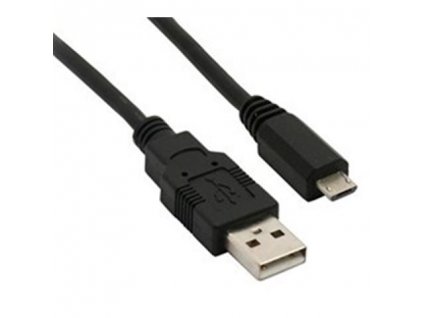 Solight USB kabel, USB 2.0 A konektor - USB B micro konektor, sáček, 1m