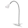 WO33-W Solight LED stolní lampička, 2.5W, 3000K, clip, bílá barva