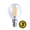 Solight LED žárovka retro, miniglobe, 4W, E14, 3000K, 360°, 440lm
