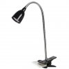 WO33-BK Solight LED stolní lampička, 2.5W, 3000K, clip, černá barva