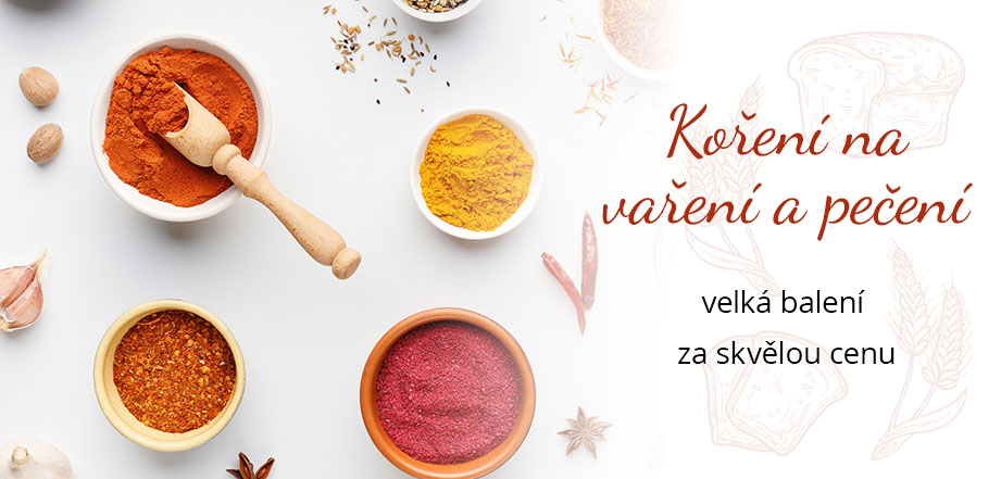 Suroviny na vaření a pečení