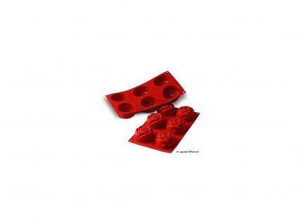 Silikonová forma Růže (6 ks)