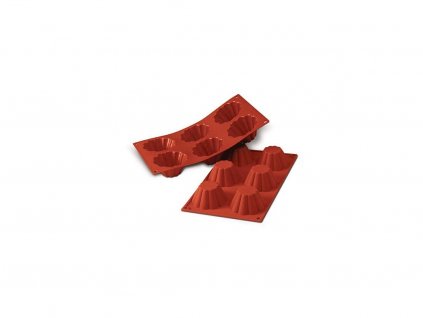 Silikonová forma Briochette (6 ks hl. 3,7 cm)