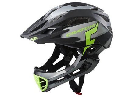 Helma CRATONI C-Maniac Pro Black/Lime Matt (Varianta M/L (54-58cm))