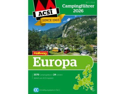 Sprievodca kempingom Campingführer Europa
