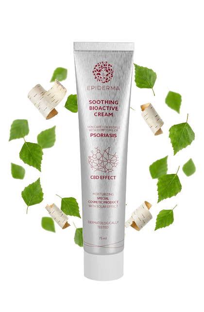 Přehled vlastností bioaktivního krému na lupénku EPIDERMA®