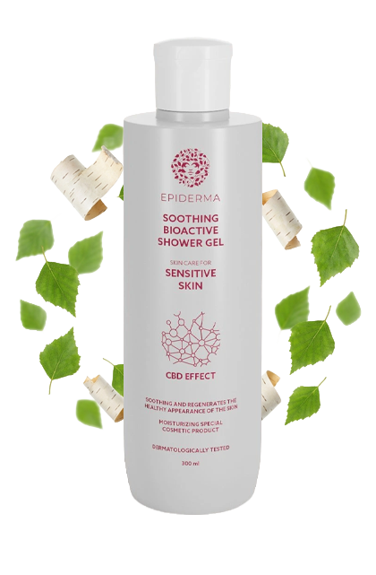 Overview of the properties of EPIDERMA® soothing bioactive shower gel