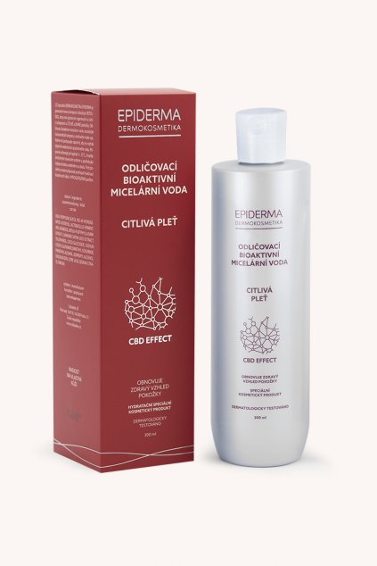 CBD BIOAKTÍVNA ODLIČOVACIA VODA 300 ML