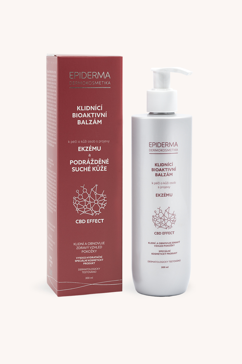 EPIDERMA Bioaktivní konopný balzám na ekzém 300 ml