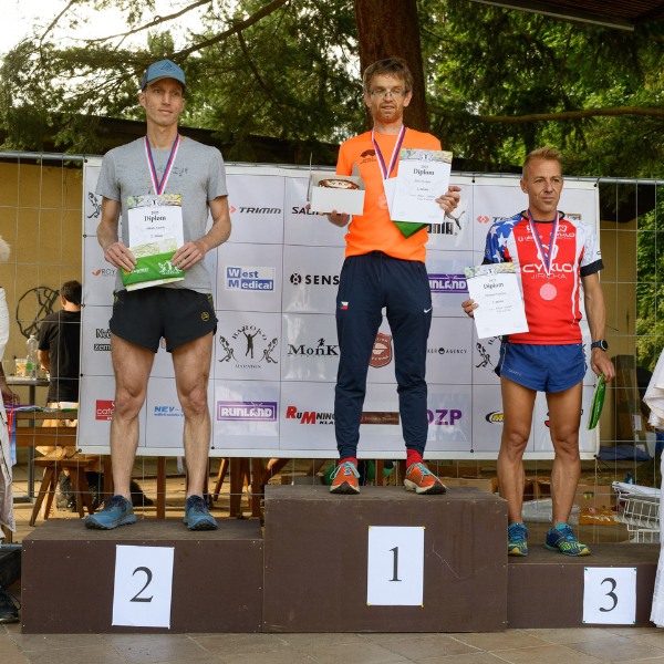 Petr Pechek si doběhl pro 1.místo na Barokomaratonu