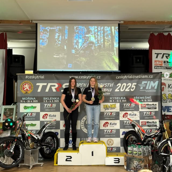 Denisa na Mistrovství České republiky v trialu pro sezónu 2025