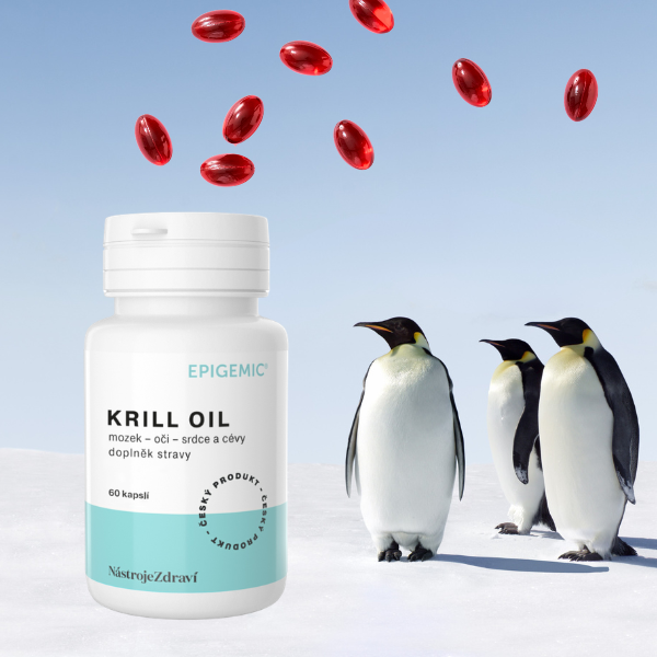 KRILL OIL EPIGEMIC® podpora mozku, nervů, kloubů, imunity i jater