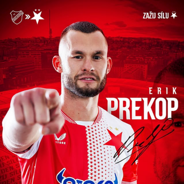Erik Prekop přichází do Slavie