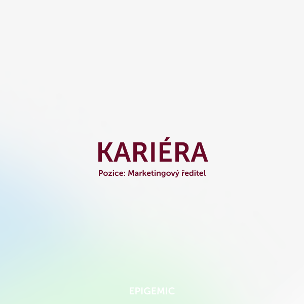 Pozice: Marketingový ředitel