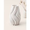 Bílá designová váza Aurora (Skandi & Boho)