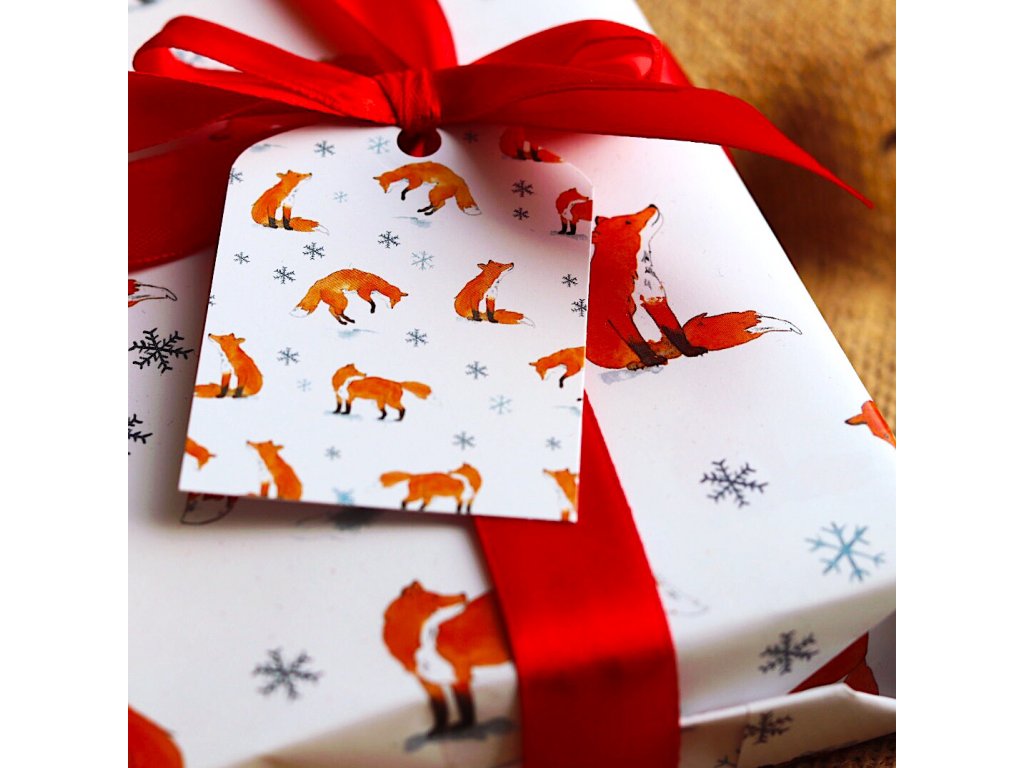 Jmenovky - Vánoční lišky