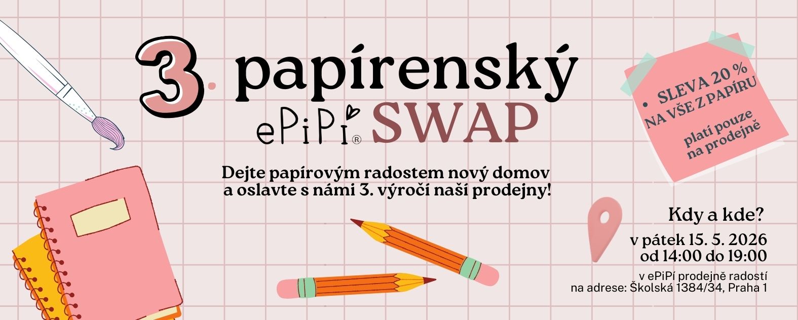 3. papírenský SWAP v ePiPí