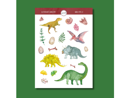 Samolepky - Dinosauři