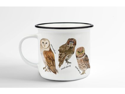 mockup hrnek keramika sovy