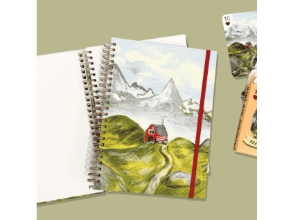 kroužkový blok krajinka