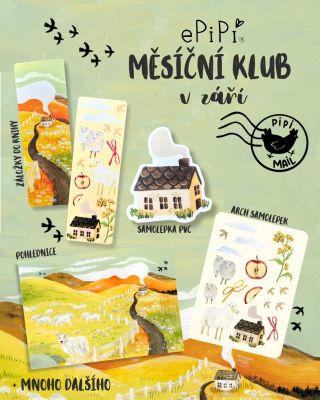 ✨ PIPI MAIL Klub v září ✨ V září vás v našem předplatném čeká podzimní krajinka v hřejivých barvách, které vás budou...