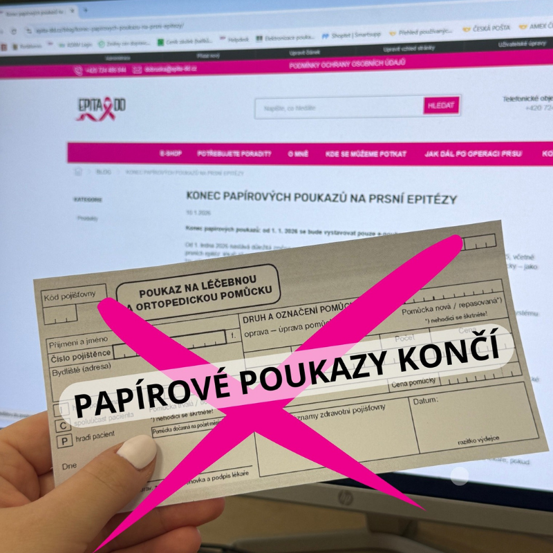 Konec papírových poukazů na prsní epitézy