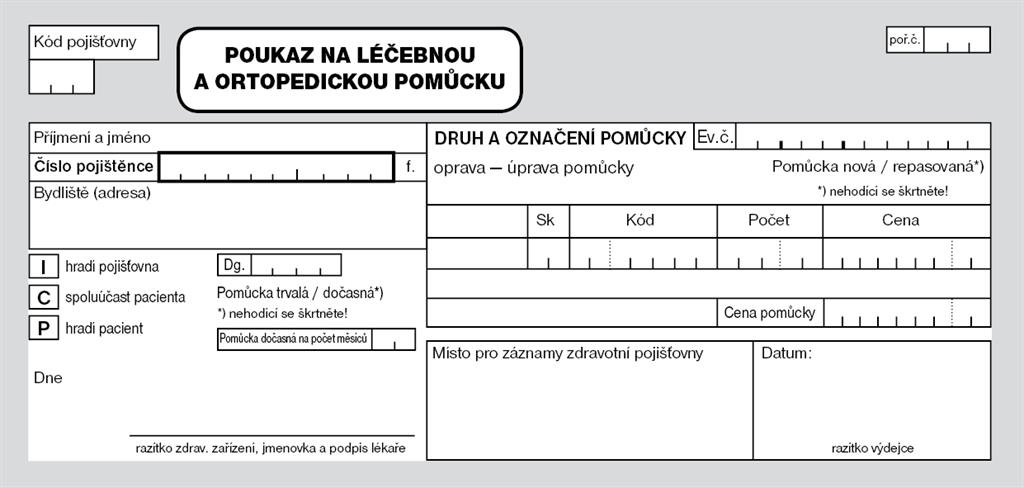 Poukazy na prsní epitézu už i elektronicky