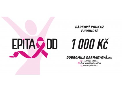 DARKOVY POUKAZ 1000KC DOBROMILA DARNADYOVA EPITA DD