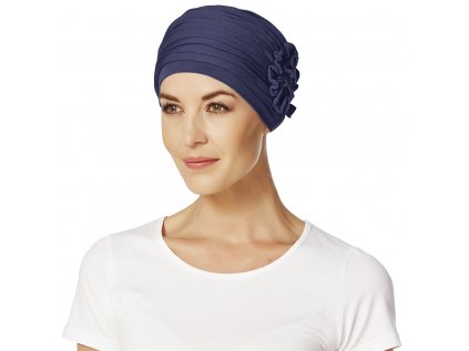 TURBAN LOTUS TMAVEMODRY DOBROMILA DARNADYOVA EPITA DD ZLIN