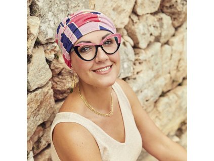 AMIA TURBAN POTISK ZLATY MOTIV DOBROMILA DARNADYOVA EPITA DD ZLIN