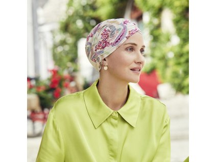 AMIA TURBAN POTISK BAREVNY ORNAMENT DOBROMILA DARNADYOVA EPITA DD ZLIN