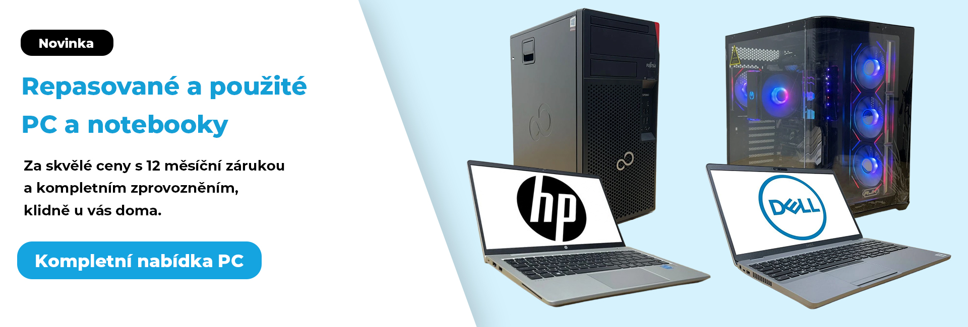 Použité a repasované PC a notebooky