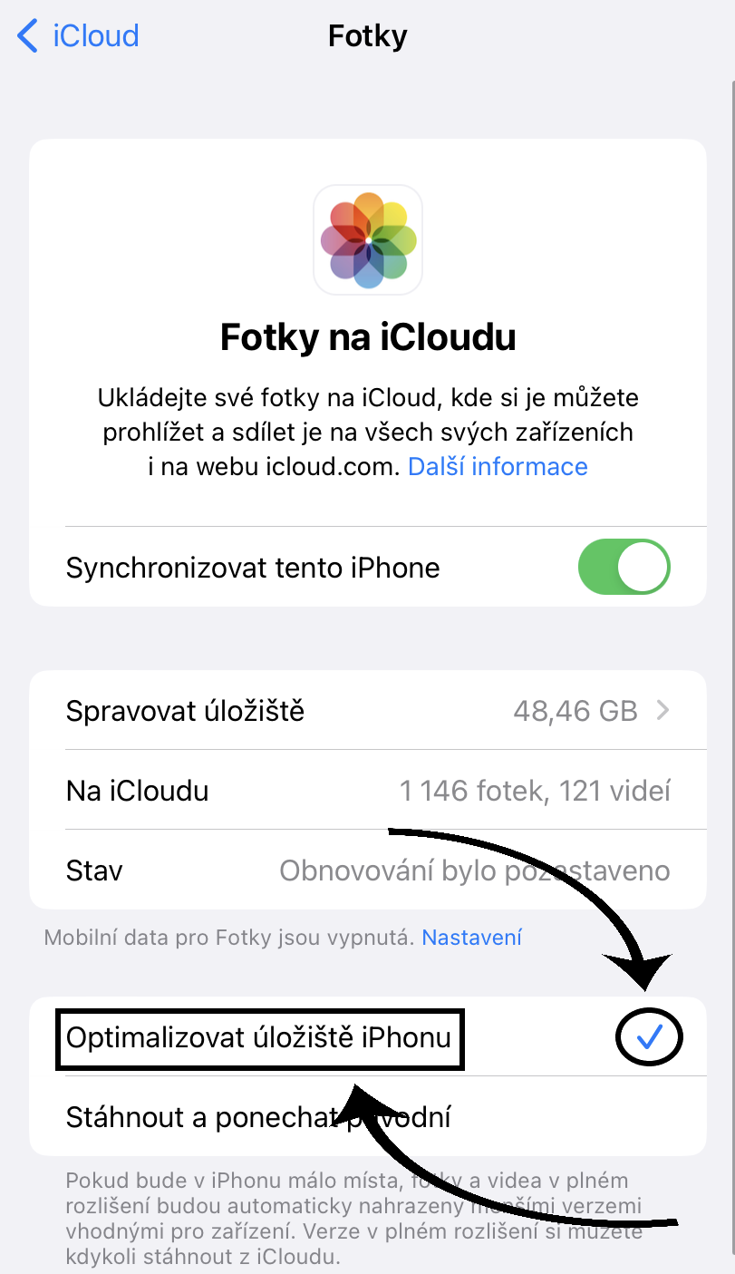 jak vyčistit paměť telefonu