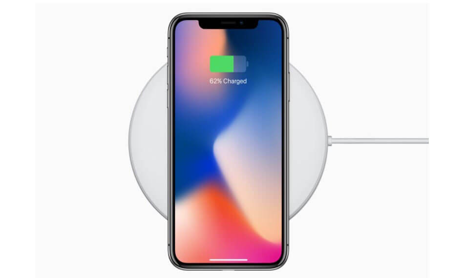 iPhone X - Bezdrátové nabíjení