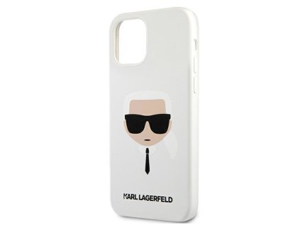 eng pm Karl Lagerfeld KLHCP12SSLKHWH iPhone 12 mini 5 4 bialy white hardcase Silicone Karl`s Head 69899 6