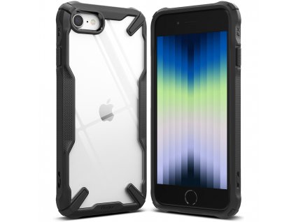 eng pl Ringke Fusion X case armored cover with frame for iPhone SE 2022 SE 2020 iPhone 8 iPhone 7 black FX612E55 91838 1