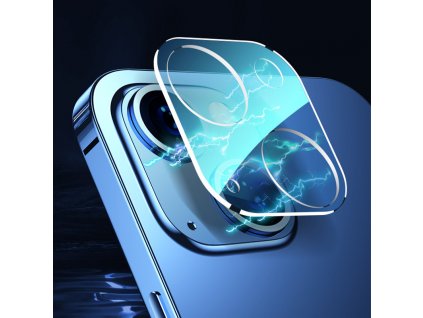 Joyroom Mirror ochranné sklo na kameru na iPhone 12 Pro Max (průhledné)