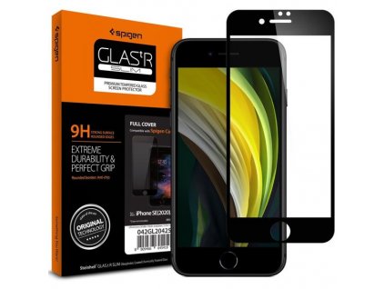 eng pm TEMPERED GLASS SPIGEN GLASS FC IPHONE 7 8 SE 2022 SE 2020 BLACK 61531 1