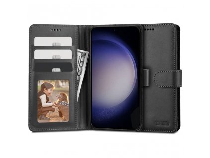 Tech-Protect 2 booklet pro Samsung Galaxy S23 černý
